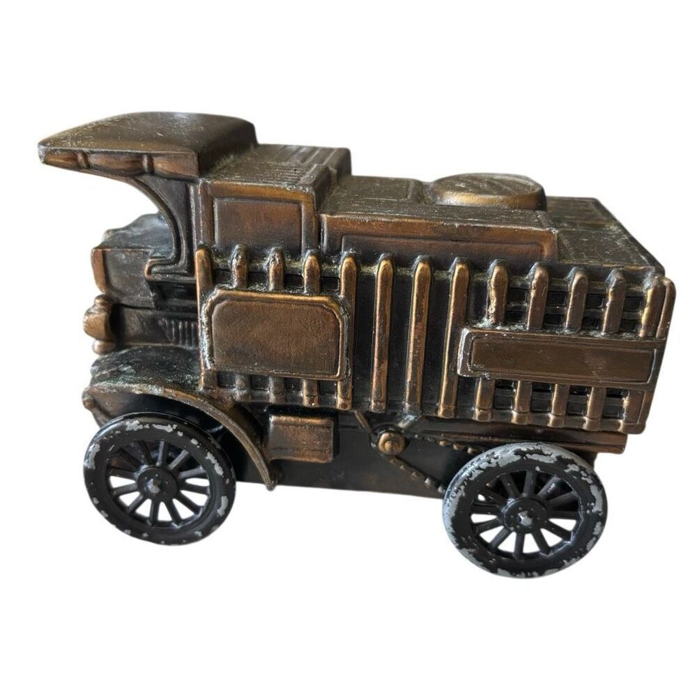 Vintage Banthrico Metal 1906 Mack Truck Bank
